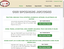 Tablet Screenshot of jonesauctionservice.com